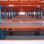 light duty blue and orange pallet shelving
