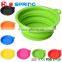New Arrival Foldable Silicone Pet Dog Cat Bowls And Flying Disc