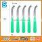 Plastic handle cheese knife blade