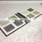 tsianfan new design quartz stone display sample books/clear plastic sample folders for quartz stone samples PY056