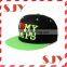 Small quantity accept Paypal custom embroidered snapback hat
