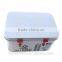 accept custom order rectangle hinged empty first aid kit box