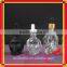 Child proof glass dropper bottle for black glass bottle with 1oz e cig skull glass bottle