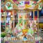 Amusement park equipment rotating rides mini carousel for sale