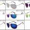 ADE WU Fashionable Metal Sunglasses Men Reflective Sports Sun Glasses Outdoors Square Eyewear
