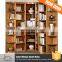 Cheap Price Wood Wall Units Solid Walnut Bookcase