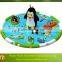Foating inflatable boat swimming pool