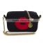 Lips decoration makeup bags chain handbags(LDO-160911)