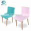 fabric and real combine dining chair , new design dining chair DC5066