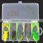 5 Styles Multi Fishing Lure Mixed Colors Metal Spoon