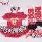 Fashion childrens Christmas wear girls clothing Elegant Kids Clothes Three-Pieces Suit