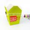 Disposable paper noodle box with handle