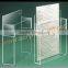 acrylic wall hanging brochure holder /acrylic literature holder