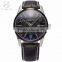 AGENTX Men's Japan Quartz High Quality Soft Genuine Leather Band Watch