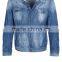 Mens Blue Denim Jacket Western Style Trucker Jacket Blue Stonewash (LOTJ263)