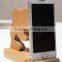 Customized wood cell phone accessory display stand