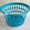 YXI04 MINI ROUND LAUNDRY BASKET,SMALL PLASTIC STORAGE BASKET