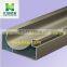 polish gold alu profile for Kitchen cabinet door frame