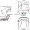 Toyota spare parts forklift seat for Toyota,TCM,Kubota forklift (YY50-2)