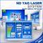 2016 high power 532/1064nm Nd:yag laser tattoo removal beauty machine
