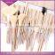 Italian badger natural hair professional makeup brush set