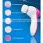 Multi-functional 5 in 1 facial pore cleaning brush manufacturer