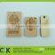 Customize wooden NFC tag with logo printing from Golden supplier