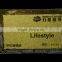 Credit card size metal magnetic stripe card with signature panel