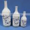 Hot selling Ceramic shiny chinese flower vase with pattern