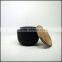 20oz large sprayed colored candle jars matte black glass candle holder