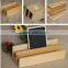 Wholesale custom 2 slot wooden mobile phone rack