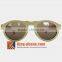 Spray Color Bamboo Wood Cunstom Sunglasses