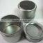 wholesale 9 pcs magnetic spice tin jar set with metal tray and pp lid