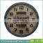 Decorative metal wall clock