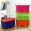 1929 Plastic Storage boxes with lids, wheels and handles