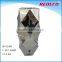 Big electroplated silver ceramic flower vases