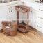 plastic 1 or 3 layers laundry basket/shelves with wheels