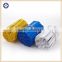 Adhesive plastic double wire tin ties on packing machine