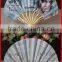 Customizd bamboo cloth fan for film advertising