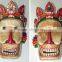 Hand Crafted Wooden Mask of Tribal face Wall Hanging Made In Nepal