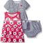 Custom Wholesale Apparel Children Summer Clothing Girls' Baby and Little Latest Plazo Dress Set for Girls