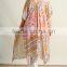 Cardigan Muslim Style Women Abaya Polyester Bohemian Print Chiffon Long Line Open Cardigan Guangzhou Lady Plus Size Clothing