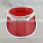 Custom Fashion Cheap Colorful PVC Sun Visor hat