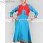 Latest Kurti Designs Blue-Red Glam Gaze Shantoon Jacket Kurti HSD1502