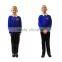 Blue color school student sweater with modern school uniform designs