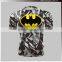 Spandex / polyester Sublimation Short sleeve Compression Shirts