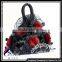 CX-H-30C Genuine Rex Fur Flower Handmade Evening Women Bag