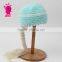 2015 hot sale Hand hook baby wool hats, Color matching hats