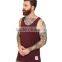 Mens plain 92% nylon 8% spandex tank tops wholesale