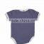Short sleeve lap shoulder bodysuit With Heart Applique